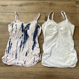 Jessica Simpson nursing tanks set of 2